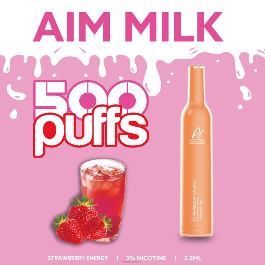 energía fresa Aivono AIM MILK 500 TRF4266 | Aivono Vaper